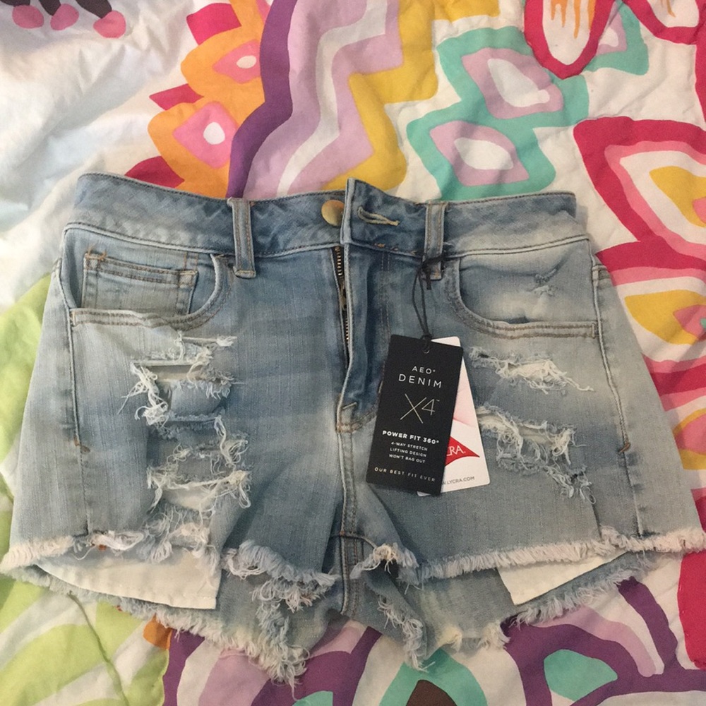 American eagle high rise shorts
